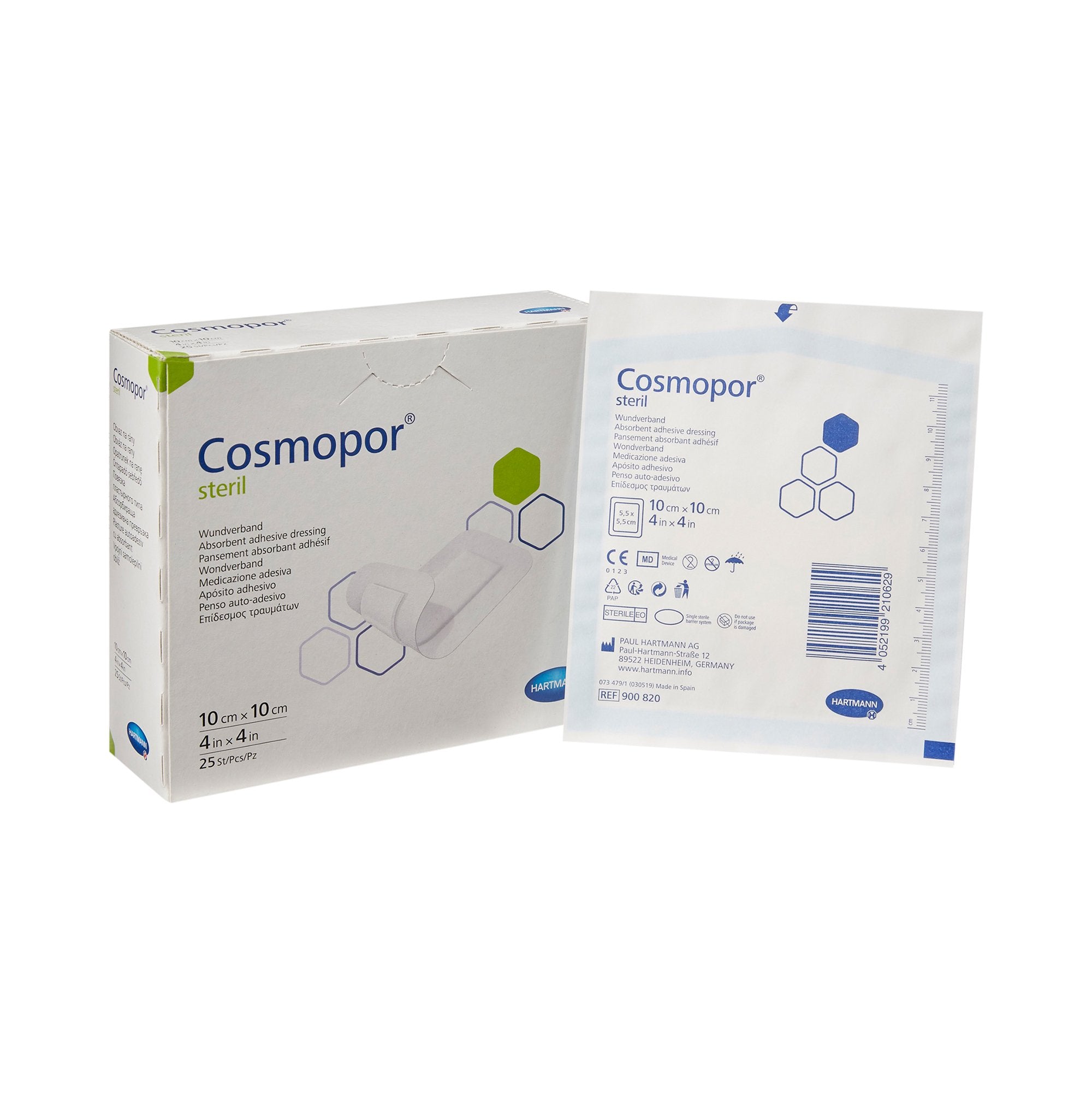 Cosmopor® Adhesive Dressing, 4 x 4 Inch