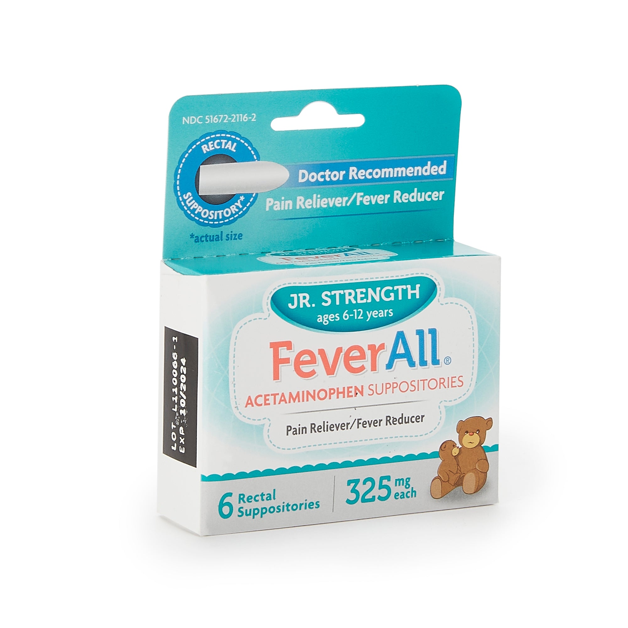 FeverAll® Acetaminophen Rectal Suppository