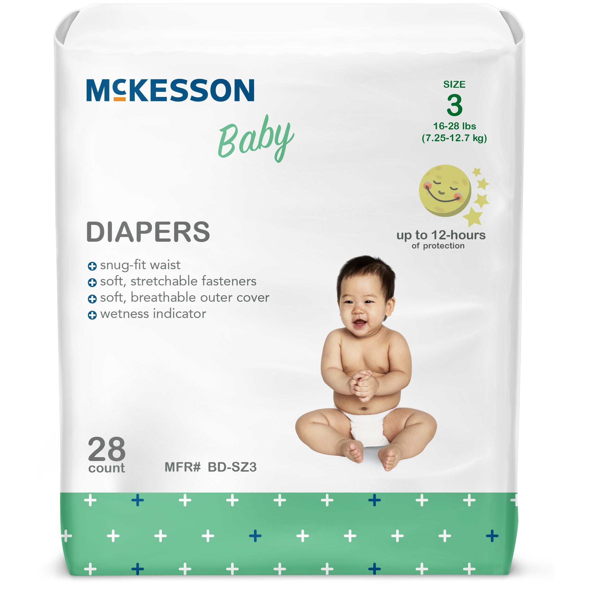 McKesson Baby Diapers, Size 3