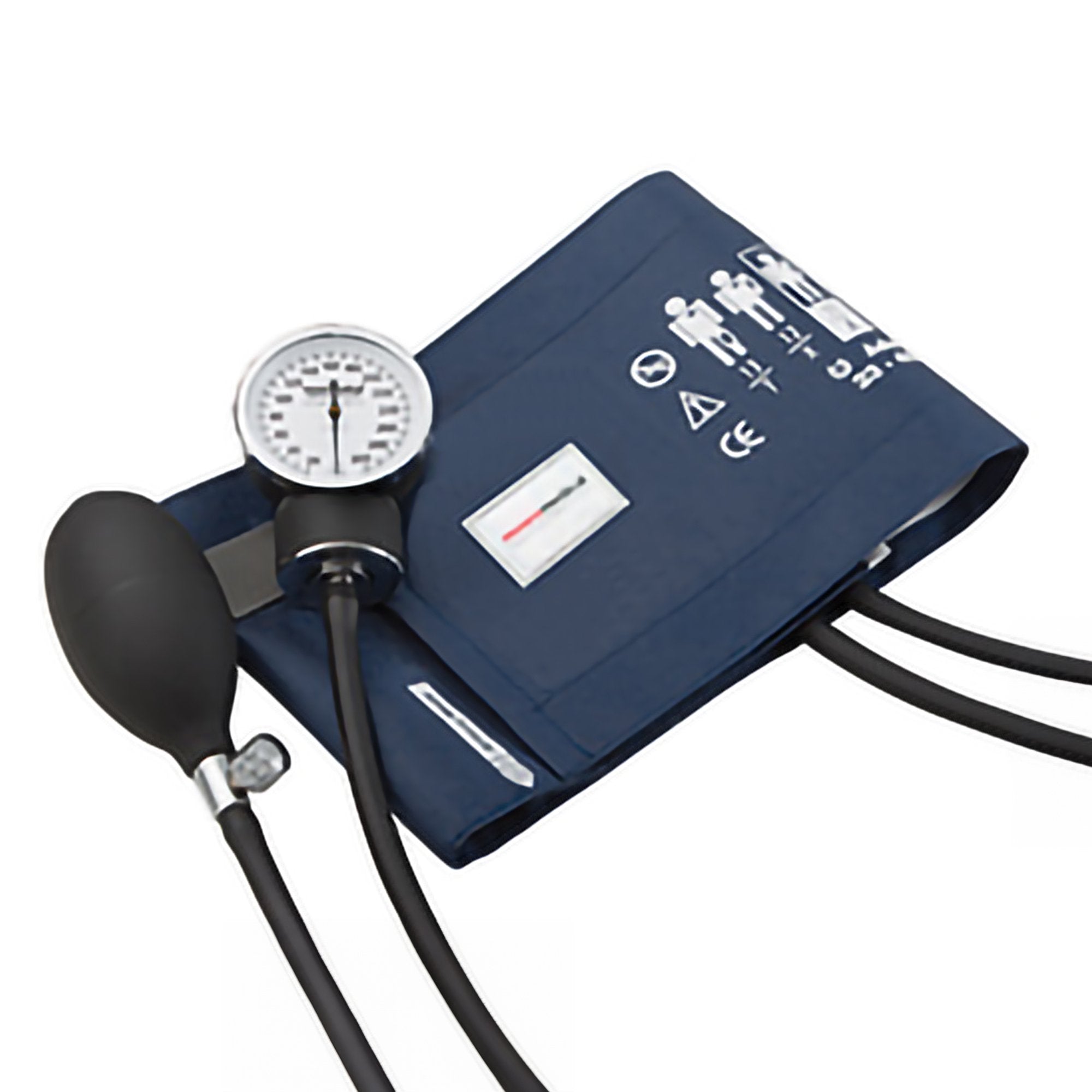 McKesson Premium Pocket Aneroid Sphygmomanometer, Navy Blue