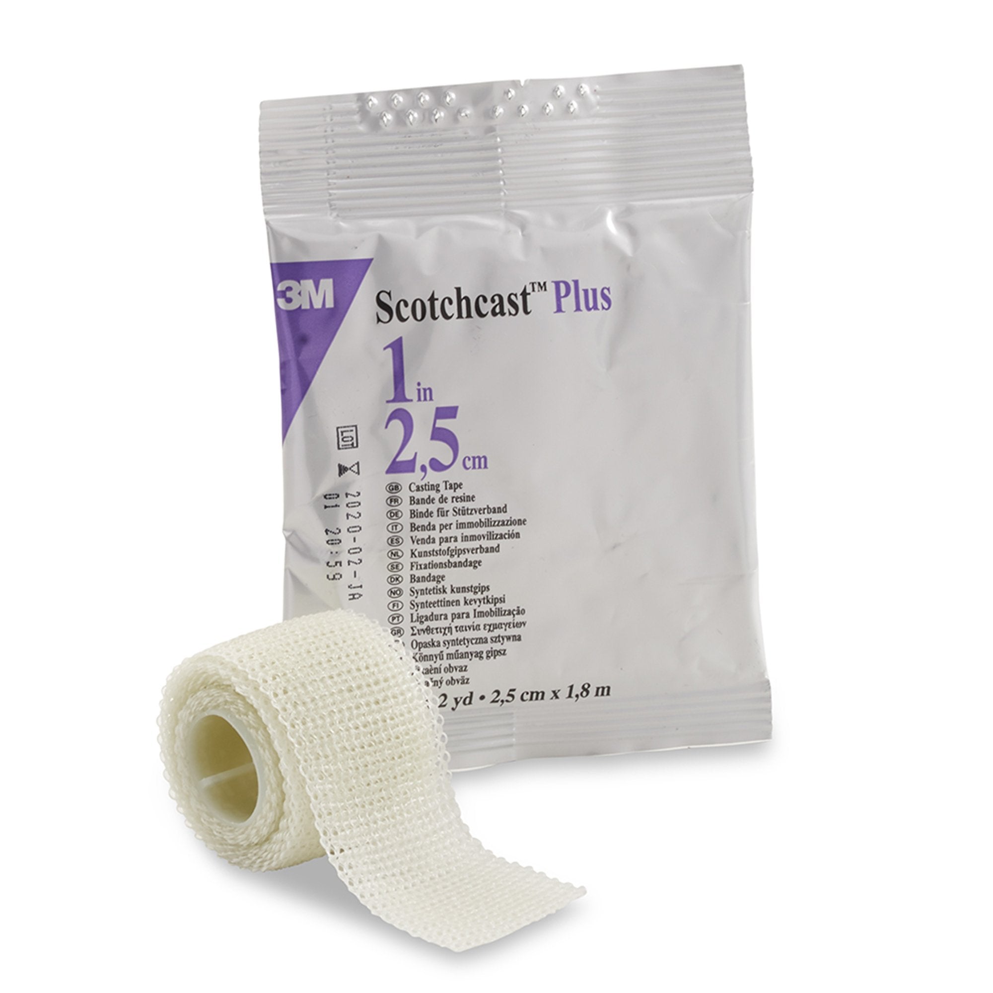 3M™ Scotchcast™ Plus Cast Tape, White, 1 Inch x 2 Yard