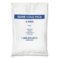 Uline Refrigerant Gel Pack, 3/4 x 4 x 5-1/2 Inch