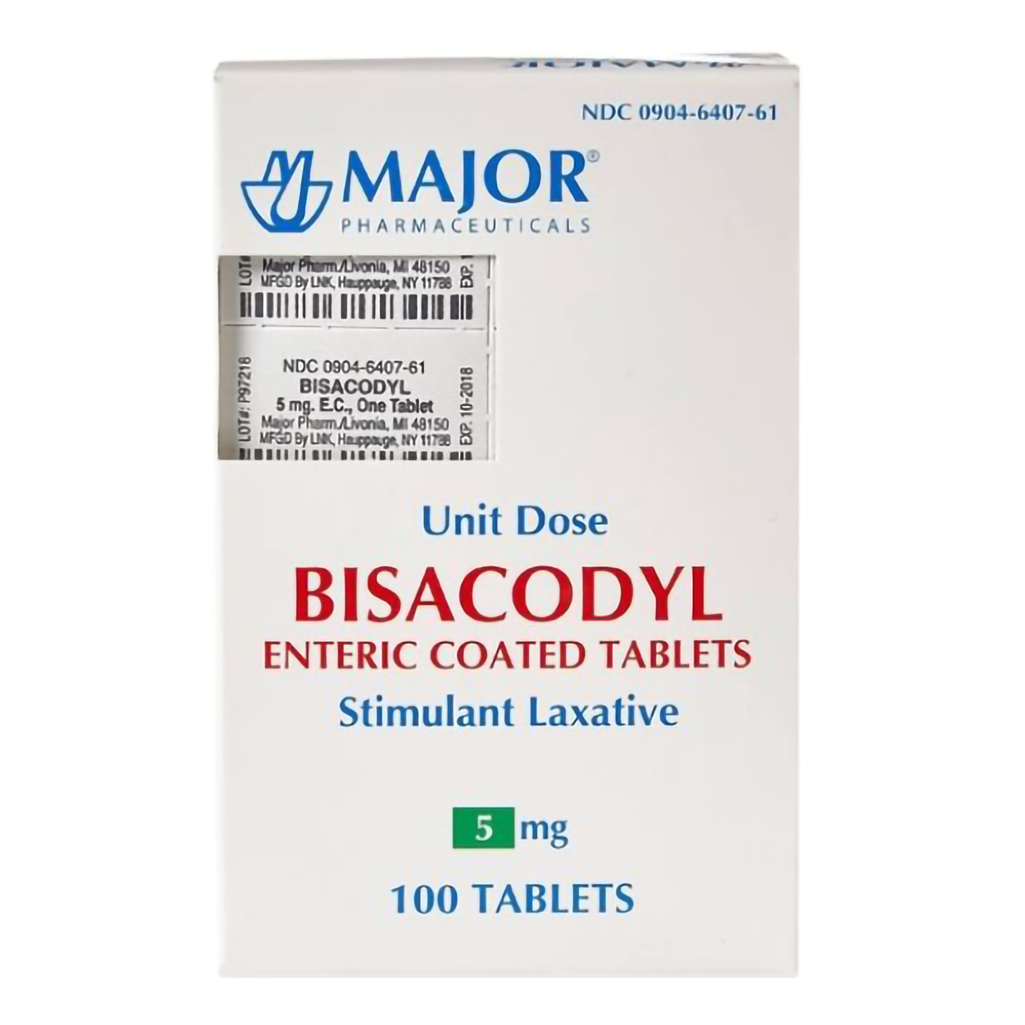 Major® Bisacodyl USP Laxative